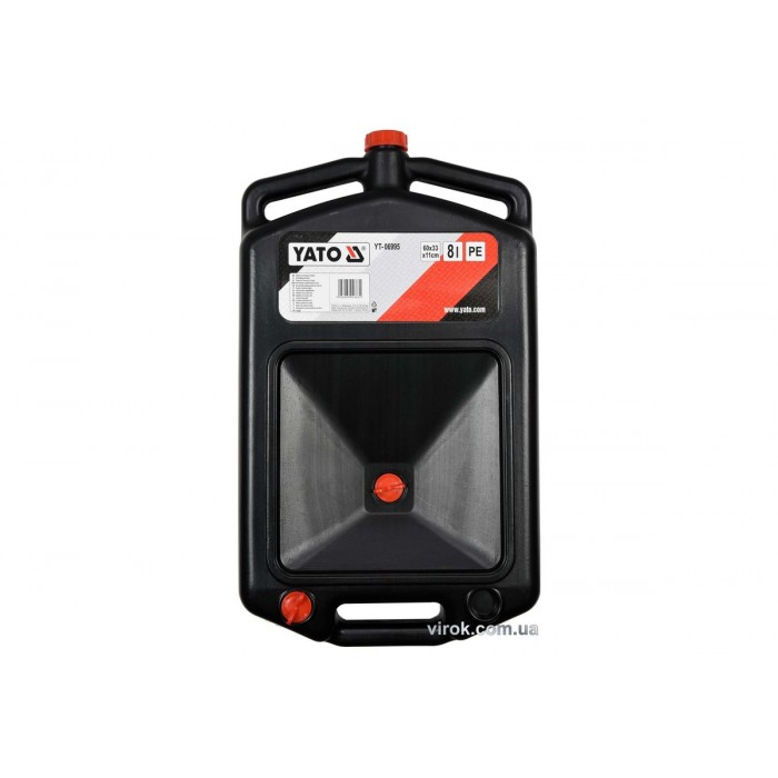Посудина для зливу оливи YATO, V= 8 л, з 3-ма корками [4]