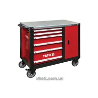 Шафа-візок для інструментів YATO з 6 шуфлядами, 1000x 1130x 570 мм [1]