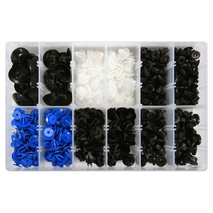 Шпинки для автосалоної обшивки OPEL YATO, різні, 6 типорозмірів, 300 шт. [20]