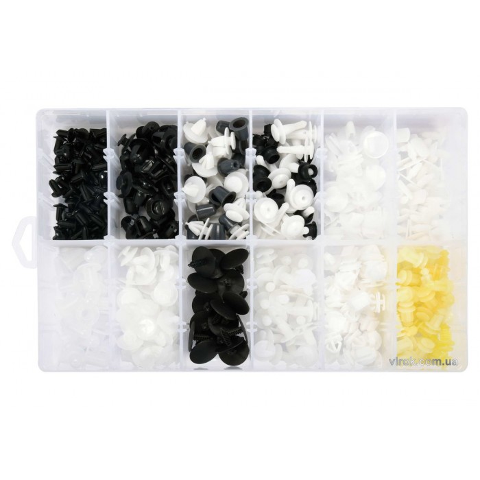 Шпинки для автосалоної обшивки PEUGEOT YATO, різні, 12 типорозмірів, 345 шт. [20]