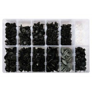 Шпинки для автосалоної обшивки VOLVO YATO, різні, 12 типорозмірів, 350 шт. [20]