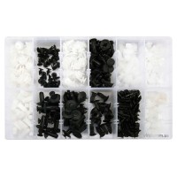 Шпинки для автосалоної обшивки MITSUBISHI YATO, різні, 12 типорозмірів, 370 шт. [20]