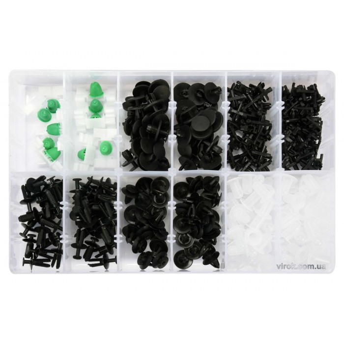 Шпинки для автосалоної обшивки BMW YATO, різні, 6 типорозмірів, 290 шт. [20]