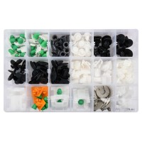 Шпинки для автосалоної обшивки AUDI YATO, різні, 12 типорозмірів, 160 шт. [20/320]