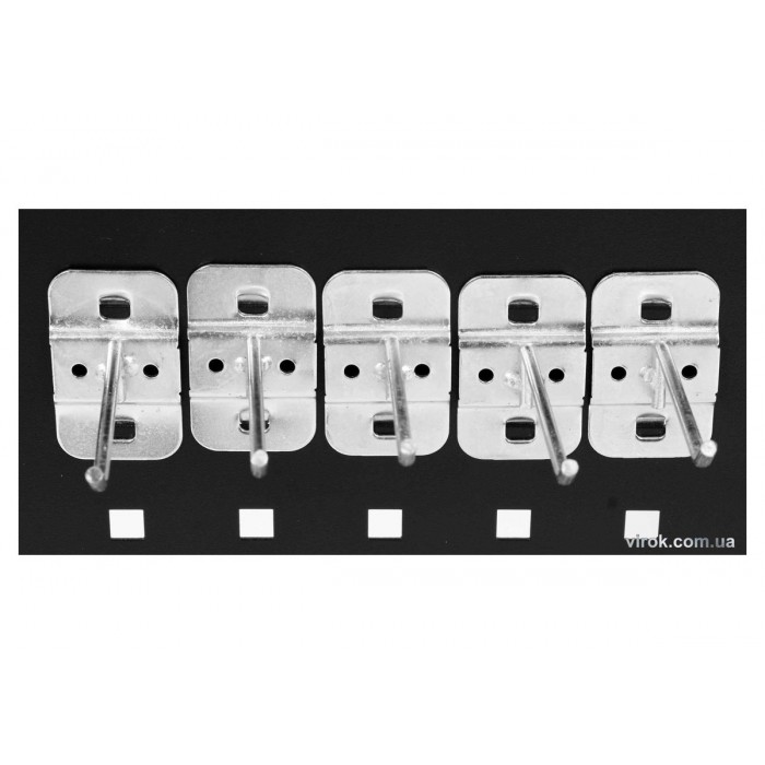 Гачки для панелі перфорованої YT-08936 YATO : 5 шт [20]