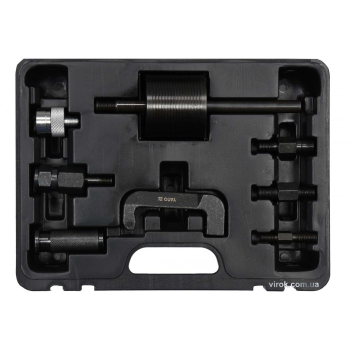 Знімач форсунок в двигунах "MERCEDES" YATO з комплектом вставок, 8 елем. [5]