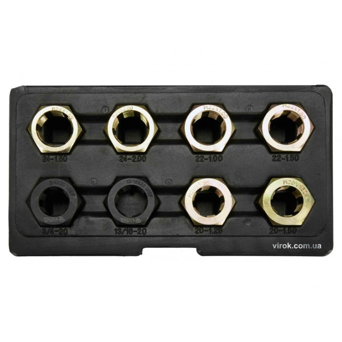 Набір для ремонту різьби YATO : 5/4" (32 мм), 8 шт. [10]