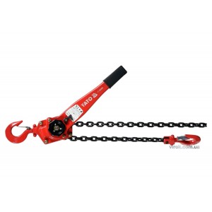 Лебідка ланцюгова ручна YATO : з дотягувачем, H= 1.5 м, F= 1.5 т  [1]