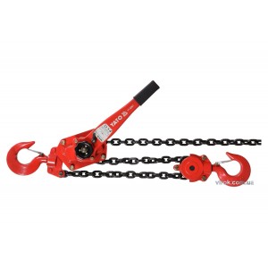 Лебідка ланцюгова ручна YATO : з дотягувачем, H= 1.5 м, F= 6 т [1]