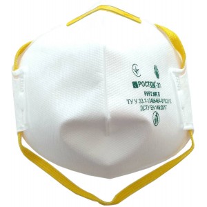 Респіратор протиаерозольний ТМ "VIROK" клас захисту FFP2, рівень захисту до 12 ГДК
