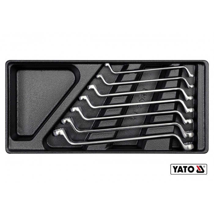 Вклад до інструментальної шафи YATO: ключі накидні 7шт, 6х7, 8х9, 10х11, 12х13, 14х15, 16х17,18х19мм
