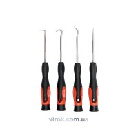 Гачок і шило YATO, кпл. 4 шт.  [12/72]