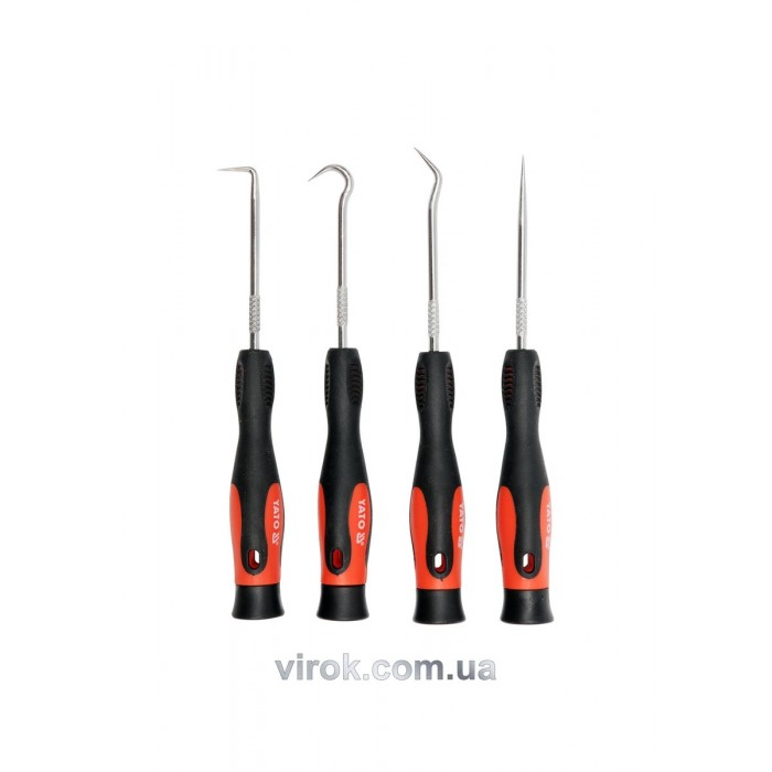 Гачок і шило YATO, кпл. 4 шт.  [12/72]