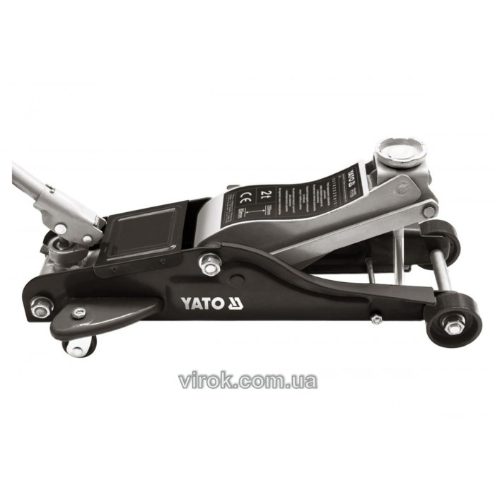 Домкрат гідравлічний підкатний YATO : 2 т, H= 89 - 359 мм [1/36]