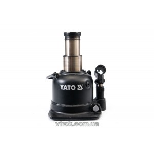 Домкрат гідравлічний стовбцевий YATO : 10 т, H= 125 - 225 мм, подвійний шток [2]