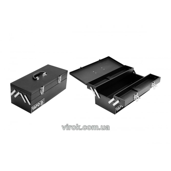 Ящик для інструменту YATO металевий 460х200х180мм [1]