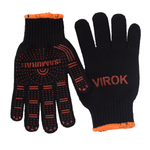 Рукавиці трикотажні SAMURAI  з двостороннім ПВХ   (10 клас,бавовна 40%,поліестр 60%)розм.10