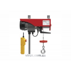 Лебідка електрична канатна YATO : 550вт. 150/300кг [2]