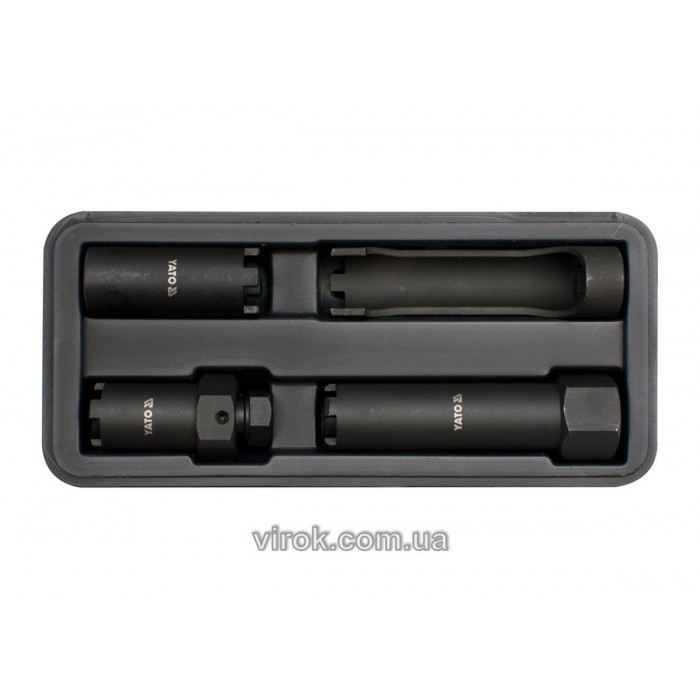 Ключі шипові для форсунок YATO, з квадр. 1/2", Набір 4 шт.  [8]