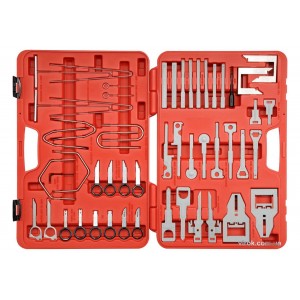 Набір для демонтажу автомобільного радіоприймача YATO, 52 шт. [10]