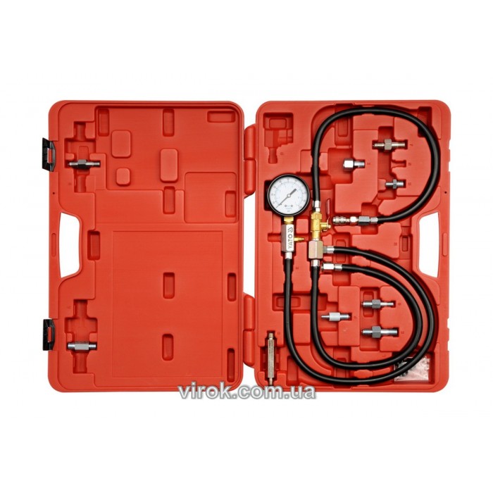 Набір для діагностики інжекторних систем YATO, 10 шт, Pmax=0.7 MPa(DW)