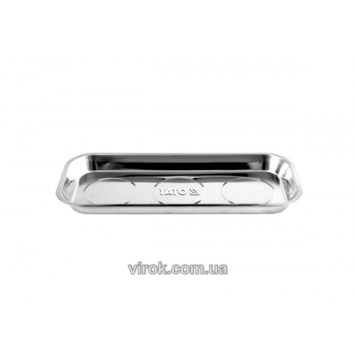 Посудина прямокутна YATO з магнітним дном, 350 х 150 мм [6/12]