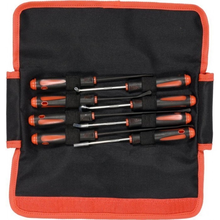 Гачки і ложечки для демонтажу ущільнювачів YATO l= 165 і 225 мм, 8 один. [48]