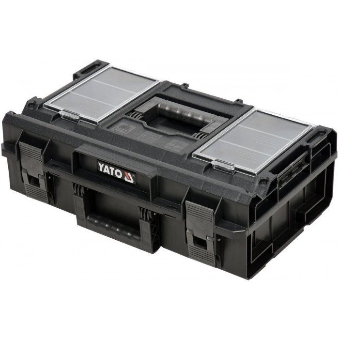 Ящик для інструментів YATO модульний до YT-09166, 585х385х190 мм, з пластика [1]
