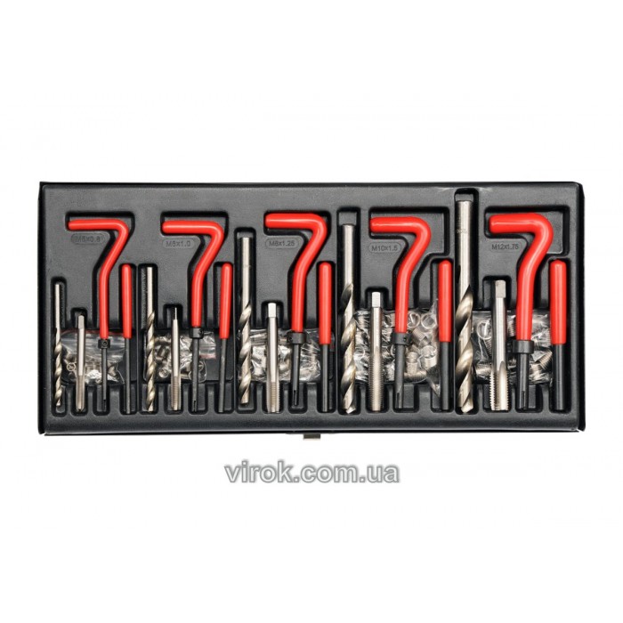 Набір для ремонту різьби YATO : М5-М12 мм [5/10]