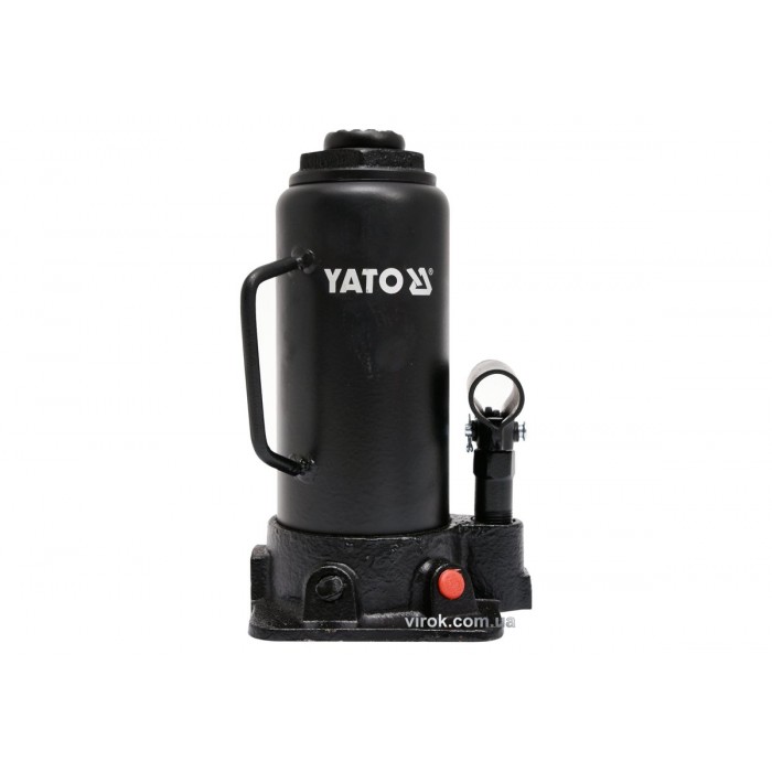 Домкрат гідравлічний стовбцевий YATO : 12 т, H= 230 - 465 мм [2/72]