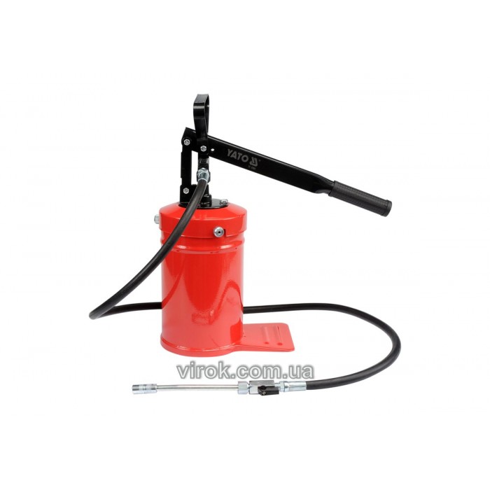 Помпа мастильна YATO : місткість- 4 кг, сопло зі шлангом l= 1.5 м, макс. P= 13.8 MПа [1/36]