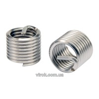 Вставки для ремонту різьби YATO М5 х 0.8 х 6.7 мм, спіральні УП. 20 шт. [50/250]