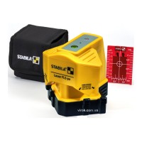 Нівелір лазерний STABILA FLS 90 : відстань - 15м; живлен 3х АА 1,5В для підлогового покриття
