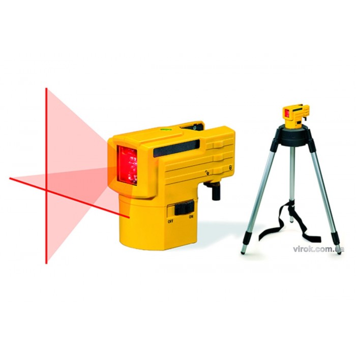 Нівелір лазерний STABILA LAX 50 X+Y ліній на штативі з телескопічними ніжками; l=10 м