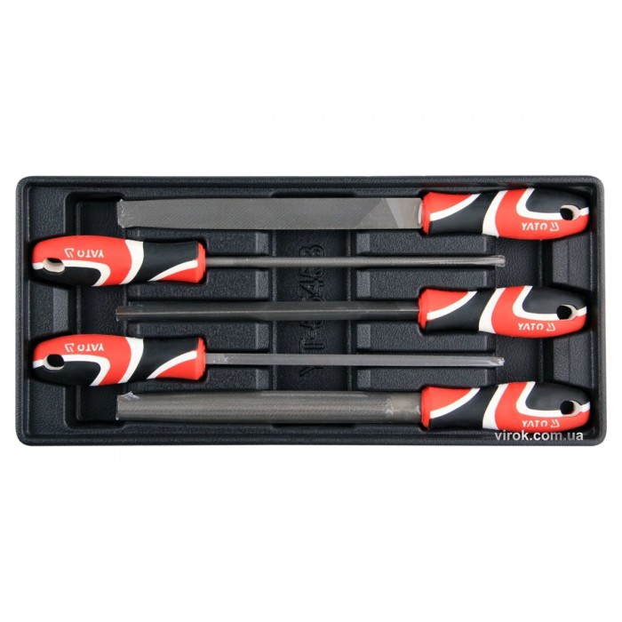 Вклад до інструментальної шафи YATO, напильники слюсарні 5 елем. [8]
