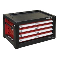 Шафа для майстерні з 4 шуфлядами YATO до столу YT-08920; 690х 465х 400 мм [1]