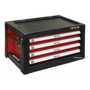 Шафа для майстерні з 4 шуфлядами YATO до столу YT-08920; 690х 465х 400 мм [1]
