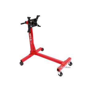 Візок для монтажу двигунів YATO з обертовим 360º кріпленням на метал. колесах; макс. вага- 450кг [1]