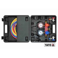 Набір для обслуговування систем кондиціонування YATO: для групи R-134A, 6 шт [6]