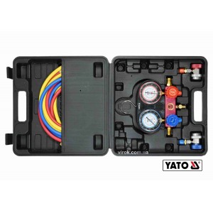 Набір для обслуговування систем кондиціонування YATO: для групи R-134A, 6 шт [6]