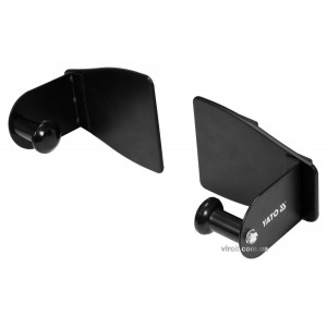 Тримач для паперових рушників магнітний YATO з регуляцією, мінім.-230мм, макс. маса- 650гр [24]