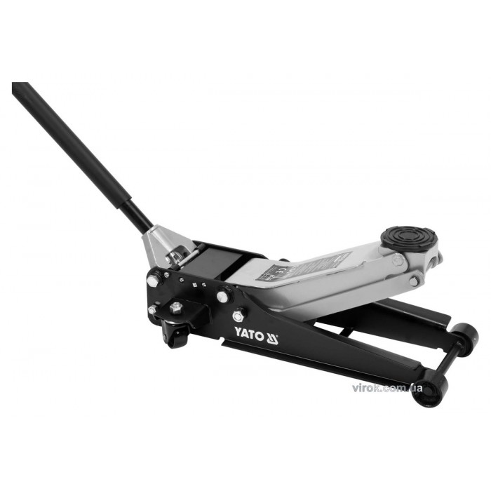 Домкрат гідравлічний підкатний низькопрофільний YATO: 2.5 т, H= 85 - 520 мм [1]