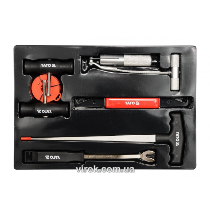 Засоби для демонтажу автомобільного скла YATO, кпл. 7 елем. [10]