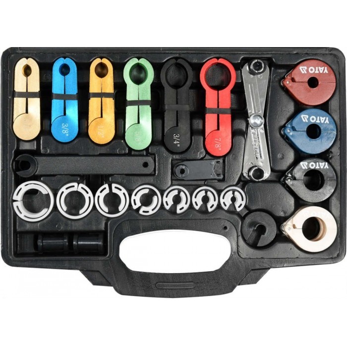 Засоби для роз'єднання паливних і кондиціонерних трубопровідників YATO, наб. 23 елем. [10]