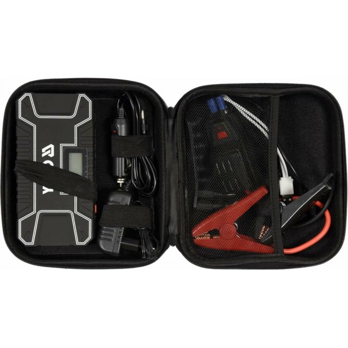 Пускова-зарядна батарея Li-Pol YATO ємність 12 Агод, 300/500 А, живлення через USB: 5В, 2А [10/160]