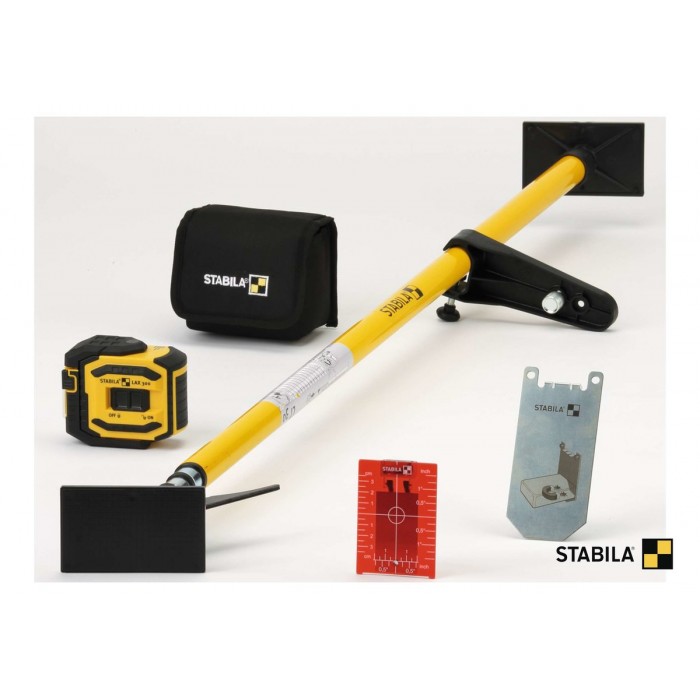 Нівелір лазерний STABILA Type LAX 300 з приладдям +-0.3мм/м + телескопічний штатив LT 30 (20-365 см)
