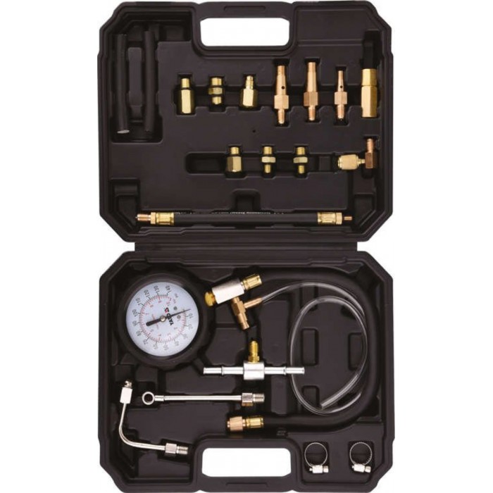 Тестер вприску палива у двигунах YATO: 0-1 МПа, зі спорядженням, 20 шт + кейс [6]