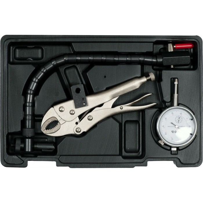 Тестер контролю биття гальмівних дисків YATO в межах до 10 мм, точність- 0,01 мм, компл. 3 елем. [6]