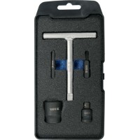 Ключі для пластикових оливозливних пробок YATO: до квадрату- 3/8", 5 шт [20]