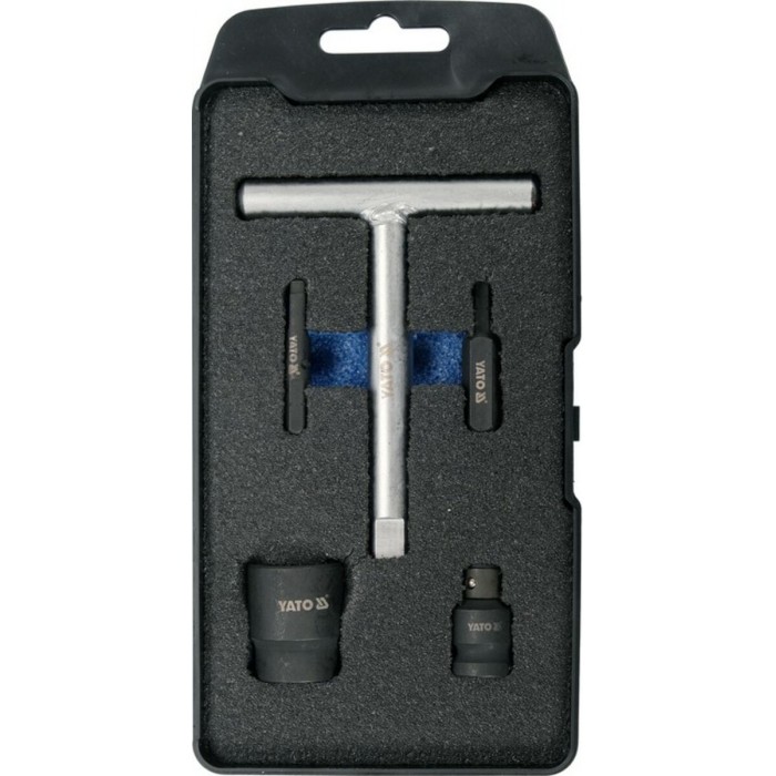 Ключі для пластикових оливозливних пробок YATO: до квадрату- 3/8", 5 шт [20]